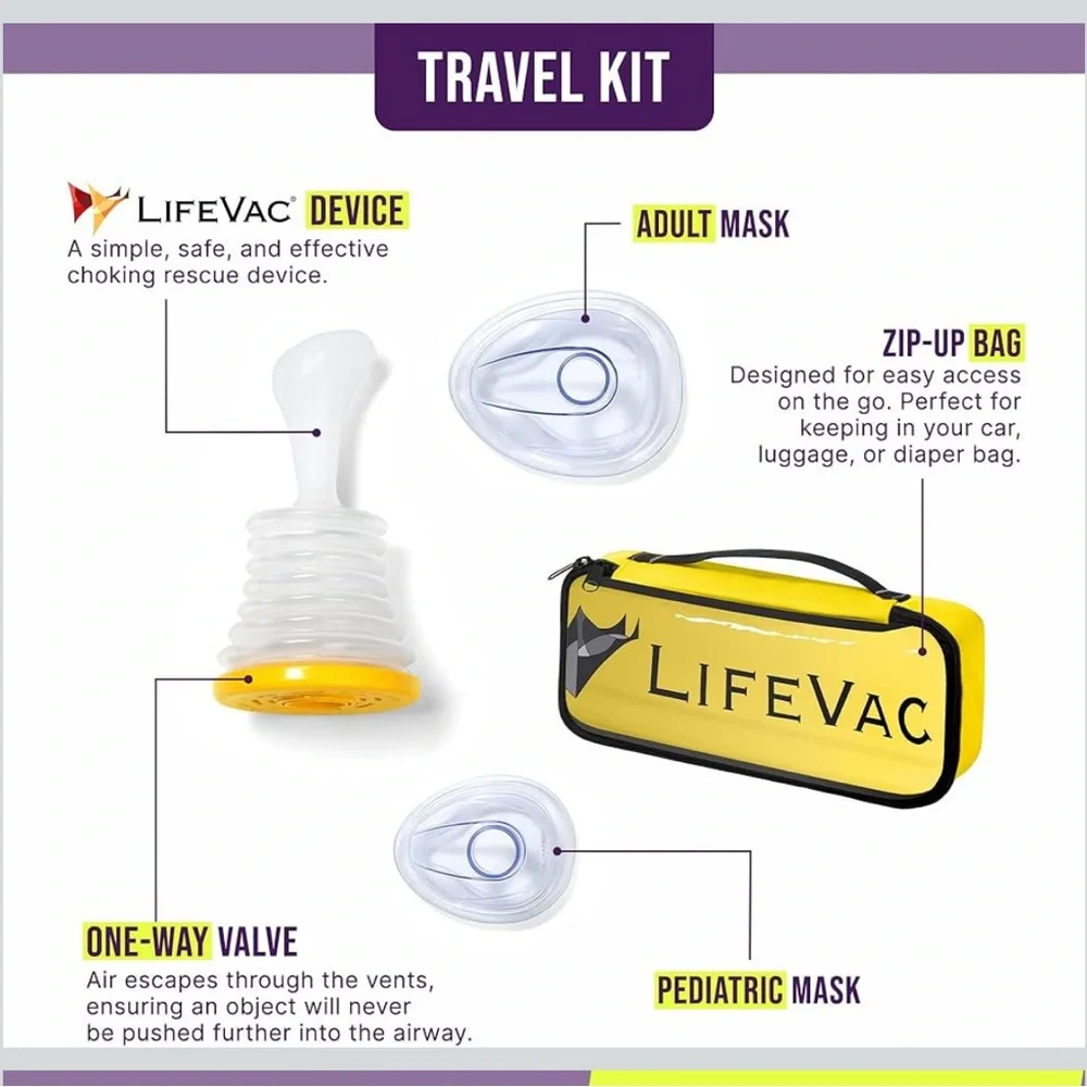 Authentic LifeVac Home Kit 2 Pack - Portable Suction Rescue Device - Picture 3 of 4